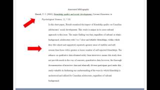 A short guide to annotated bibliographies [upl. by Tereve]