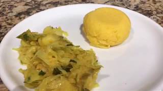 How to Make Kenyan Ugali  Using Corn Meal  Shazia Shariff [upl. by Adelia]