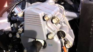 Yamaha 115 V4 idle and rev limiter [upl. by Marnie]