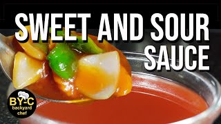 Sweet and Sour Sauce Chinese Style – British Chinese takeaway style sweet and sour sauce [upl. by Stieglitz148]