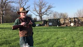 Shooting the 1858 Remington Revolving Carbine Howell Conversion [upl. by Tigirb]