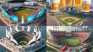 Every MLB Stadium Reimagined [upl. by Nahum812]