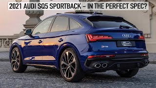 2021 AUDI SQ5 SPORTBACK  BEST SPEC ON THE 700NM COUPÉSUV Navarra blue  black optics [upl. by Maisie]