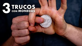 3 TRUCOS VISUALES y FÁCILES con MONEDAS  Julio Ribera [upl. by Yro]