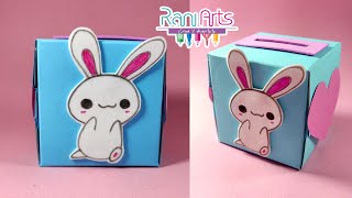 Haz una alcancía super FÁCIL conejito  DIY  BUNNY PIGGY BANK [upl. by Uziel]