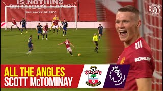 All the Angles  Scott McTominays sweet strike v Southampton  Manchester United 90 Southampton [upl. by Jowett]