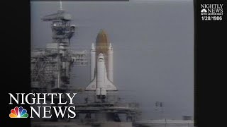 Archival Space Shuttle Challenger Disaster  NBC Nightly News [upl. by Garling]