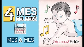 📆👶🏻 CUARTO MES del bebé  4 MES  Desarrollo y cuidados [upl. by Rube933]