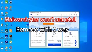 How to uninstall malwarebytes windows 10 [upl. by Jer]