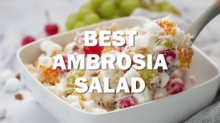 AMBROSIA SALAD with real whipped cream [upl. by Mihar]