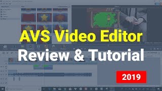 AVS Video Editor Review and Tutorial for Beginners [upl. by Annaoy]