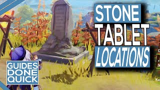 Where To Find Ancient Stone Tablets In Genshin Impact [upl. by Yenaled]