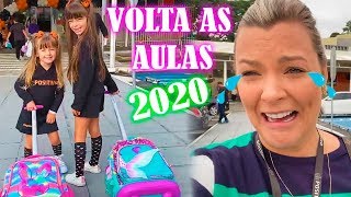 LAURINHA E HELENA NO PRIMEIRO DIA DE AULA  VLOG VOLTA AS AULAS 2020  JÉSSICA GODAR [upl. by Lole861]