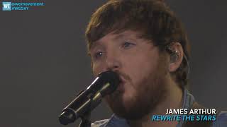 James Arthur  quotRewrite the Starsquot Live from WE Day Toronto [upl. by Jessie515]