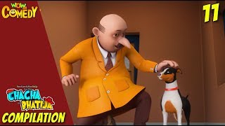 Chacha Bhatija Cartoon in Hindi  New Compilation  11  New Cartoons  Wow Kidz Comedy [upl. by Airbmac]