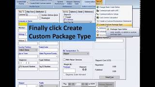 UPS WorldShip  Custom Package Types [upl. by Allyson41]