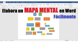 CÓMO HACER UN MAPA MENTAL EN WORD FÁCILMENTE [upl. by Regdirb]