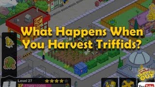 The Simpsons Tapped Out  What Happens When You Harvest Triffids [upl. by Flessel]