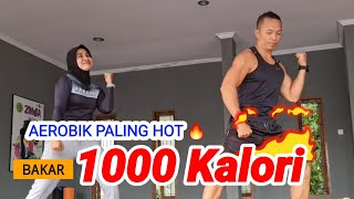 AEROBIK SUPER HOT 🔥 BAKAR 1000 KALORI ⁉️ [upl. by Etnuhs]