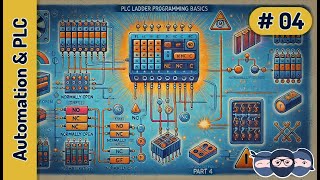 Introduction to PLC Ladder Program NO and NC Contacts Explained  Automation and PLC Series Part 4 [upl. by Yttel]