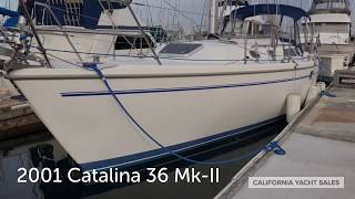 2001 Catalina 36 Mk II Sailboat Walkthrough  California Yacht Sales [upl. by Flem196]