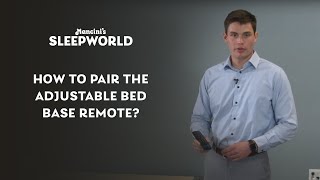 How to Pair The Adjustable Bed Base Remote Explore at Mancinis Sleepworld [upl. by Cirri]