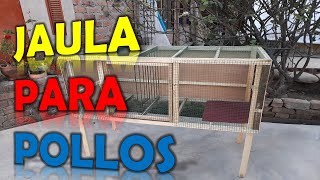 JAULA para pollos muy fácil de elaborar [upl. by Perrin]